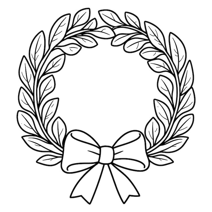 Wreath With Ribbon That Says Wreath It 1166600 1141